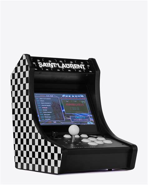 Saint Laurent Tapped Neo Legend to Make the Arcade Unit of 